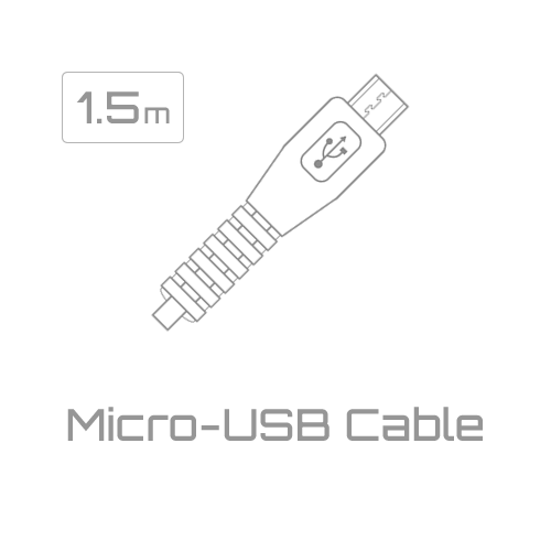 microUSBケーブル 1.5m